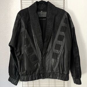 Lumy Vintage Batwing / Dolman Leather Jacket